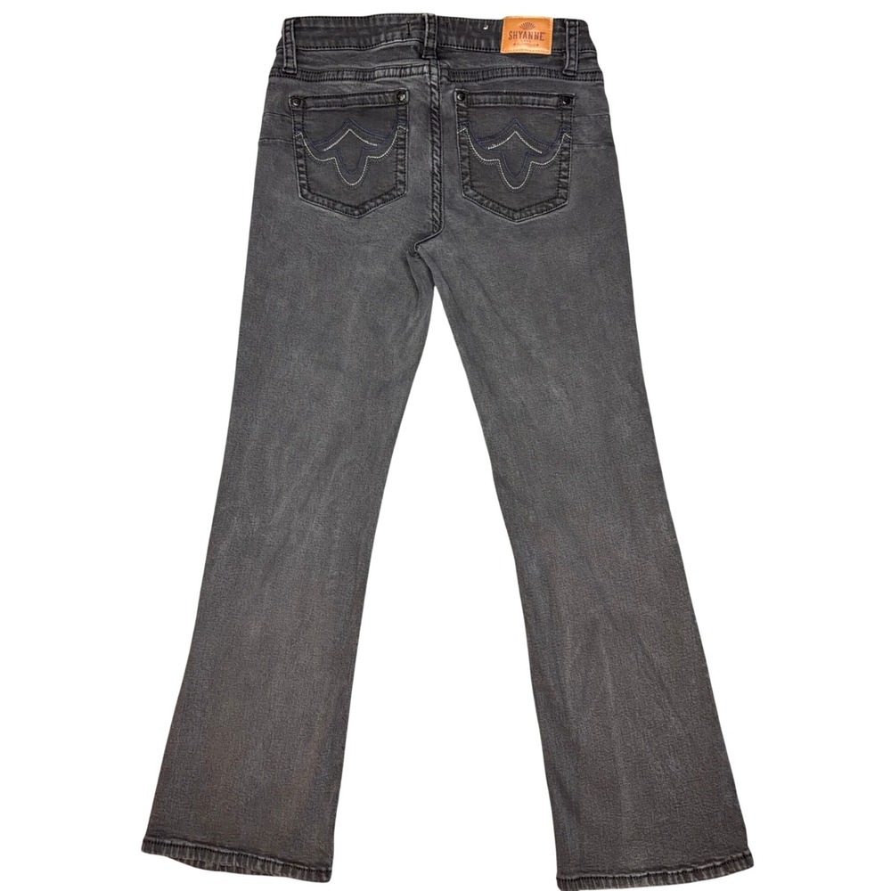 Shyanne Banks Bootcut Jeans Womens 32x32 Black Embroidered Western Denim